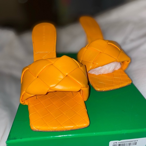 Bottega lido sandals in Tangerine size 39 - Picture 2 of 4